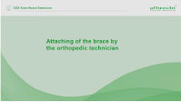 CDS Knee - attaching by the orthopaedic technician